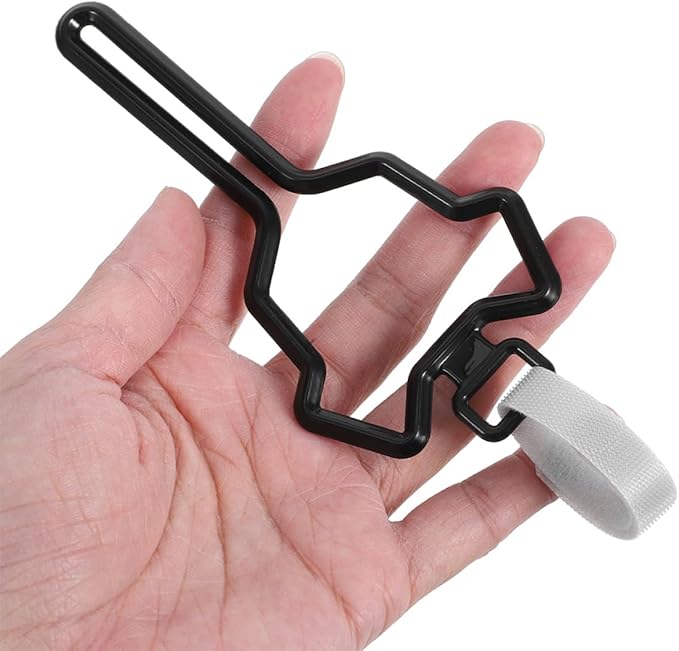 Dog Poop Bag Holder for Leash with Clip 2pcs Waste Bag Carrier for Pet Supplies Hands-free Dog Walking Accessory in Deep Black and Cats