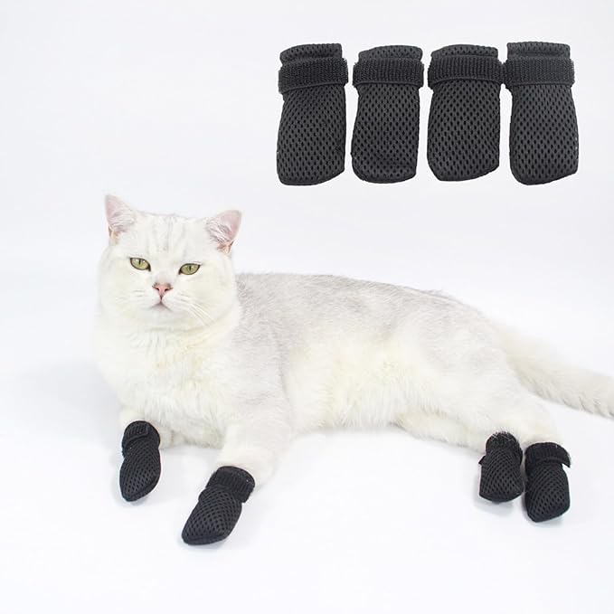 4PCS Dog Foot Cover Indoor Injuryproof Pet Antislip Dog Shoes Cats Protectors Muffs Grooming Supplies Slip Pet Protectors
