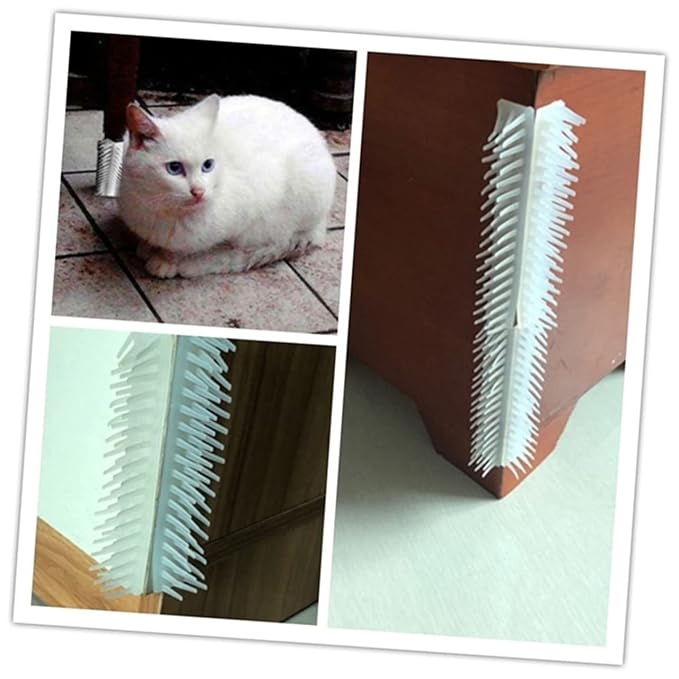 2pcs Cat Grooming Tool Removable Corner Scratching Brush for Hair Removal and Massage Cat Self for Easy Cleaning and Comfort