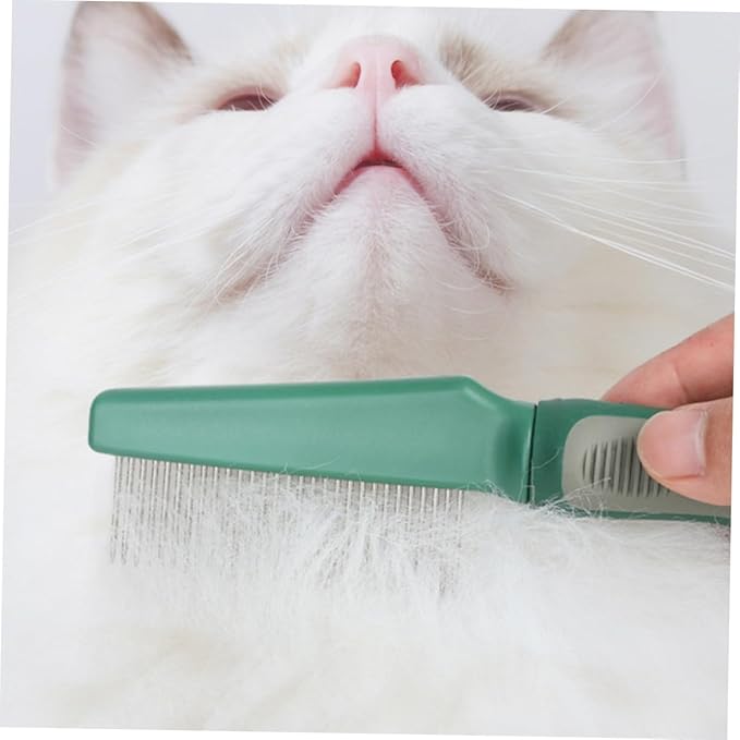 Didiseaon Pet Hair Comb Dog Cat Grooming Tool High Low Teeth Design Wear-resistant Accessory