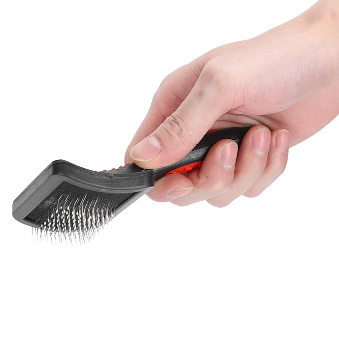 Tyenaza 3pcs Portable Cat Dog Slicker Brush, Pet Cat Grooming Brush Massage Comb Set Accessory