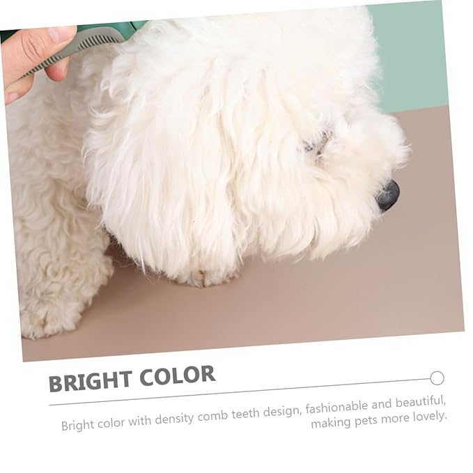 Didiseaon Pet Hair Comb Dog Cat Grooming Tool High Low Teeth Design Wear-resistant Accessory
