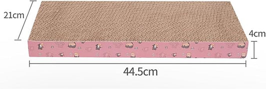 Cat Scratching Board, Cat Scratcher Cardboard, Reversible, Durable Recyclable Cardboard, Double-Sided Design, Cat Scratch Pad for Indoor Cats,Furniture Protectors from Cat Scratching(1-Pack)