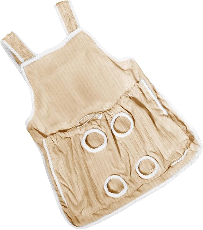 Pet Apron Carrier - Soft Breathable with Drawstring, Apron to Hold Cat,for Grooming Nail Trimming Photography Bonding Women Men Teens Animal Lovers Adults