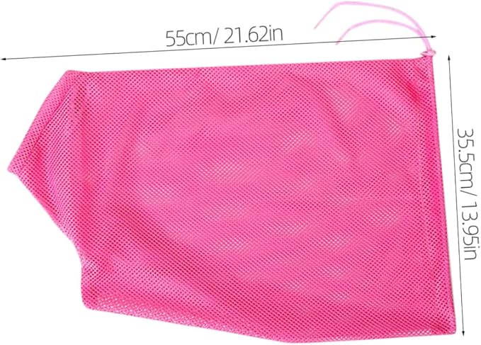 Multi-Function Cat Grooming Bag Pink Mesh Pet Supplies for Bathing Nail Trimming and Medication Administration for Cats and Kittens