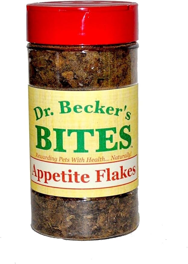 Dr. Becker's Appetite Flakes for Dogs & Cats | Food Topper with High Protein & Limited Ingredients | Meal Enhancer for Large & Small Breeds, 4.5 oz (Pack of 3)