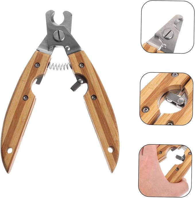 Pet Nail Clipper for Dogs and Cats Compact Stainless Steel Toenail Trimmer with Safety Guard for Small Animals Easy and Convenient Grooming Tool for Home Use