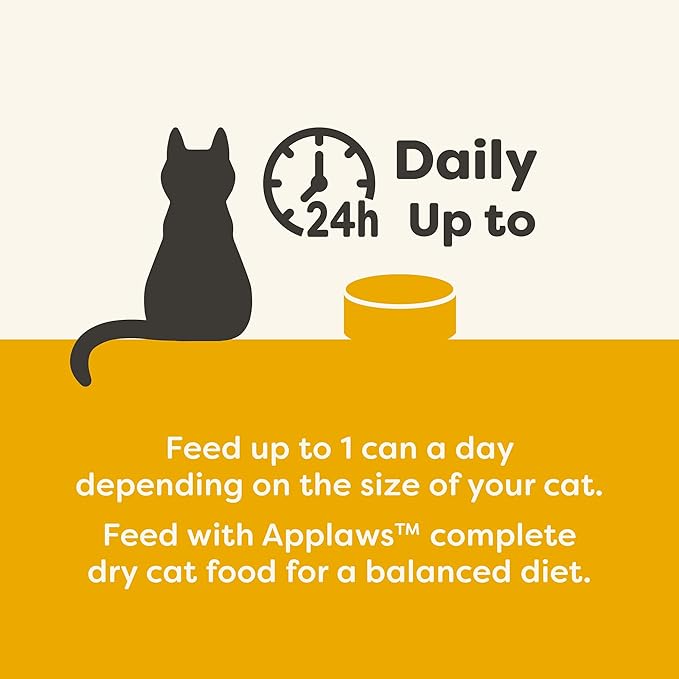 Applaws Natural Wet Cat Food in Broth, Limited and Natural Ingredients, High Protein with No Artificial Additives, Chicken Breast in Broth (6 x 5.5oz Cans)