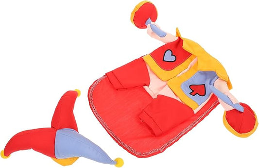 Beavorty Cartoon Lovely Pet Costume Set for Dogs and Cats, Washable Wear-Resistant Cat and Dog Dress with Hat, L Size Decorative Pet Apparel for Interactive Play and Party Supplies