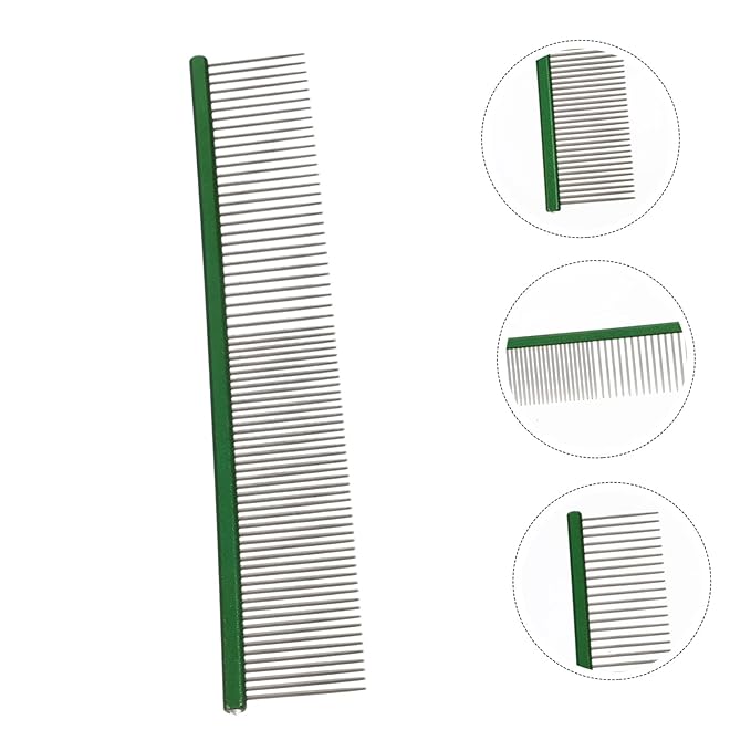 MERRYHAPY Cat Hair Comb Portable Grooming Tool Reusable Pet Fur Comb Light for Household
