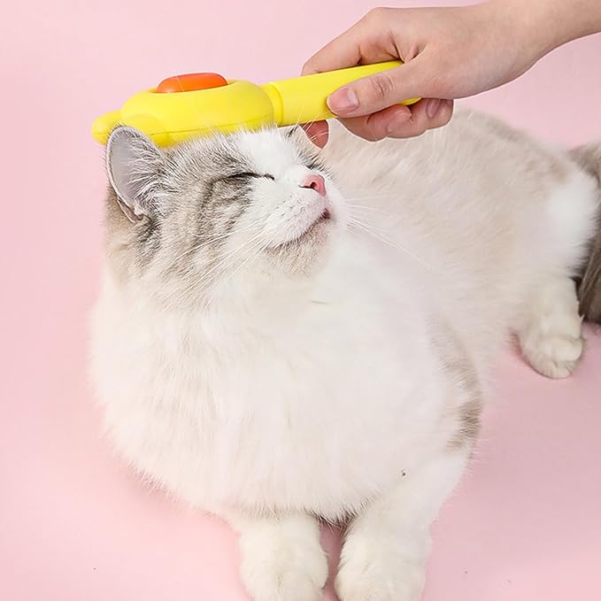 Lovely Shape Pet Comb Deshedding Brush with Easy Function Pet Grooming Accessory Hair Tool Deshedding Brush for Dog Cats
