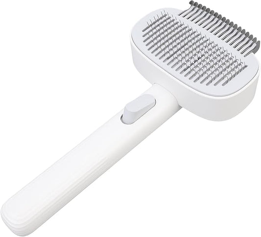 Zerodis Pet Brush Brushes Brush Double Layer Design Cat Effectively Untangles Hair Knots and Removes Floating Hair Cat Grooming Tool Pet Stainless Steel Needles Longhair