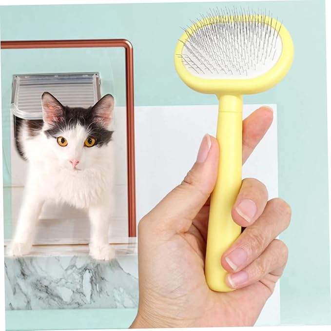 TOYANDONA Cat Hair Cleaning Comb Pet Grooming Tool for Cats and Comfortable to Use for Shedding and Matted Fur for Pet Owners