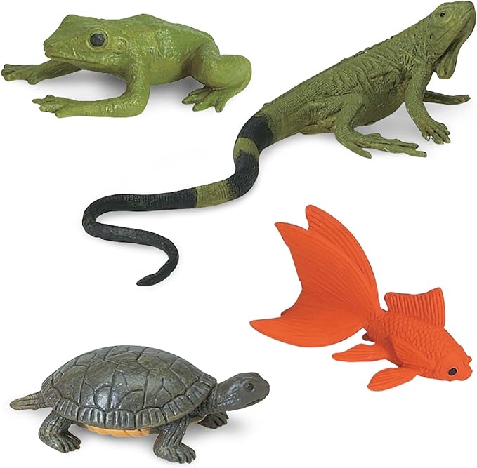 Safari Ltd. Pets Bulk Bag - Set of Miniature Toy Pet Figurines - 48 Piece Collection for Boys, Girls & Kids Age 3+