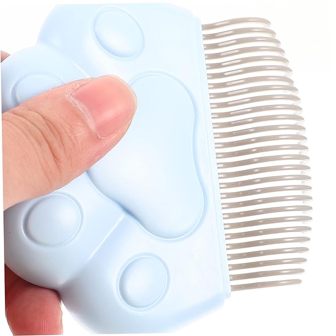 2pcs Cat Grooming Combs Deshedding Brush for Indoor Cats Pet Hair Remover Stainless Steel Bristle Pet Comb Accessories