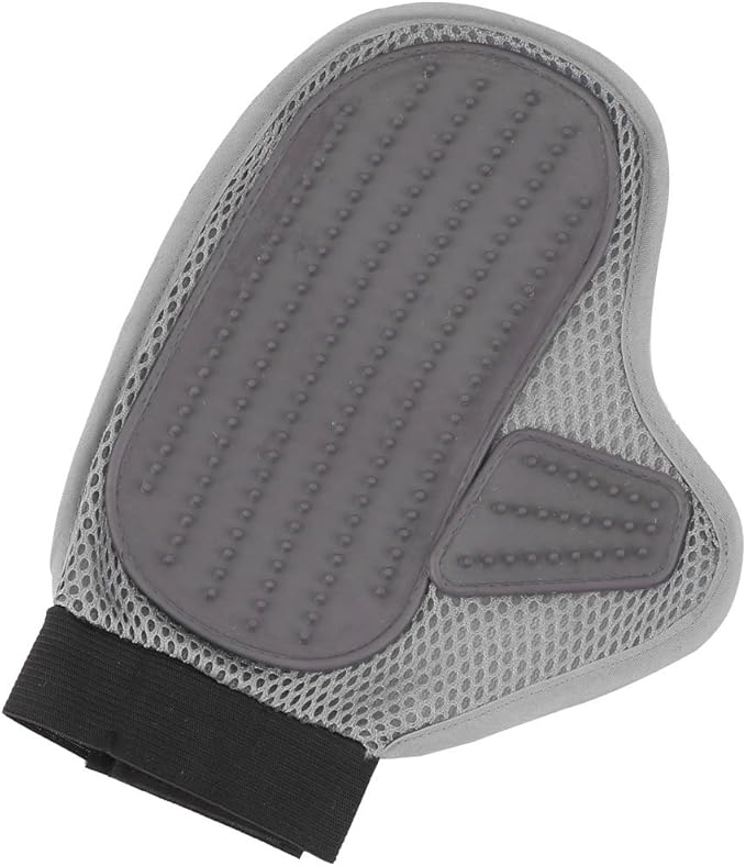 Pet Dog Cat Shower Grooming Bathing Massage Glove Brush Comb Blue Gray (id: 14a 59a b60 02f a8d