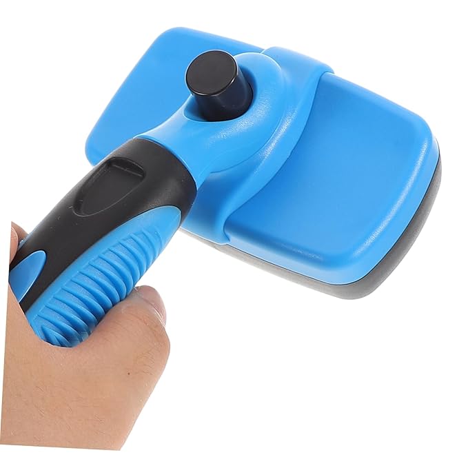 KESYOO Cat Grooming Brush Self- Pet Hair Removal Tool for Dogs and Cats Ergonomic Design for Daily Use for Shedding and De-shedding