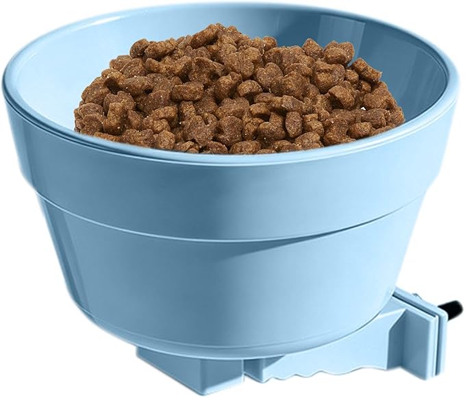 Dog Crate Water Bowl, Removable Detachable Puppy Feeder, 13.5x7cm, Indoor Outdoor Feeding Container, Small Dog Food Holder, Easy Clean Design, Stable Pet Supply, for Home, Yard, Apartment