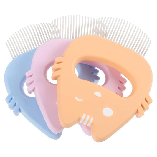 Totority 3pcs Pet Comb Cat Grooming Tool Cat Hair Remover Slicker Brush Dematting for Dog Supplies Portable Pet Hair Brush