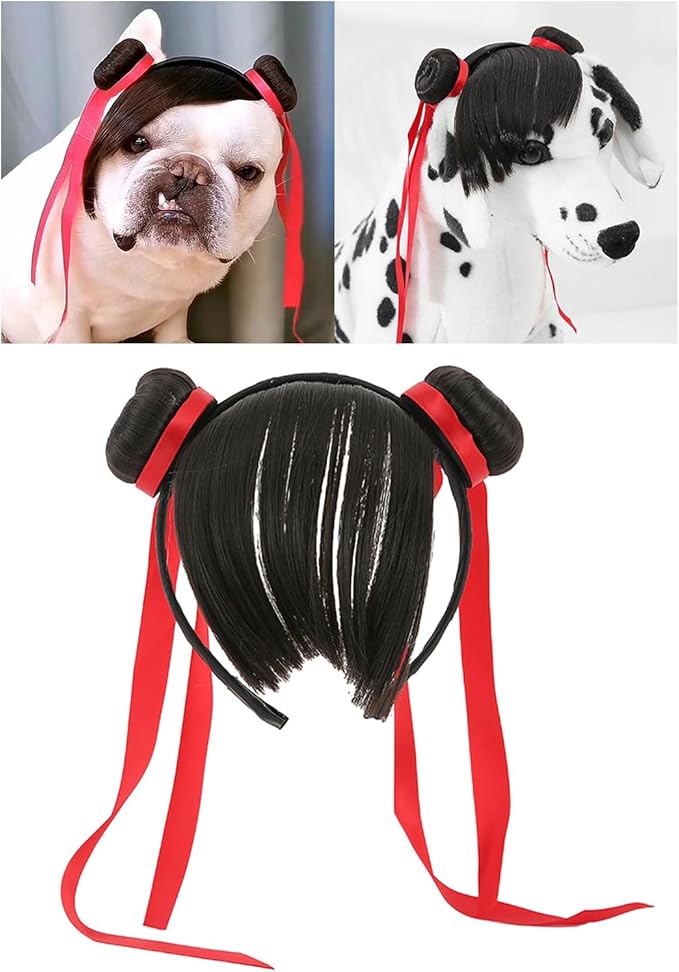Pet Necha Hairband Dogs Cats Halloween Costume Headband Dog Party Supply Funny Festival Headwear Pet Headgear
