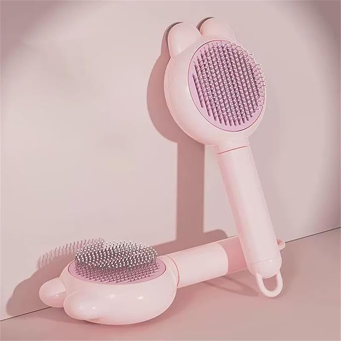 Lovely Shape Pet Comb Deshedding Brush with Easy Function Pet Grooming Accessory Hair Tool Deshedding Brush for Dog Cats