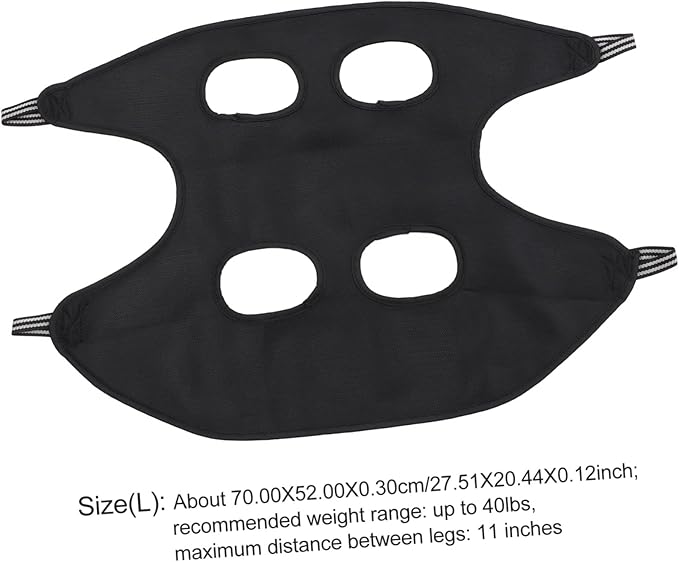 Milisten 1set Pet Grooming Hammock for Dogs and Cats Nail Trimming Helper Breathable Ergonomic Design Random Accessories Easy to Use and Wash