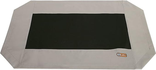 K&H Pet Products Original Pet Cot Replacement Cover (Cot Sold Separately) Taupe/Black Medium 32 X 25 Inches