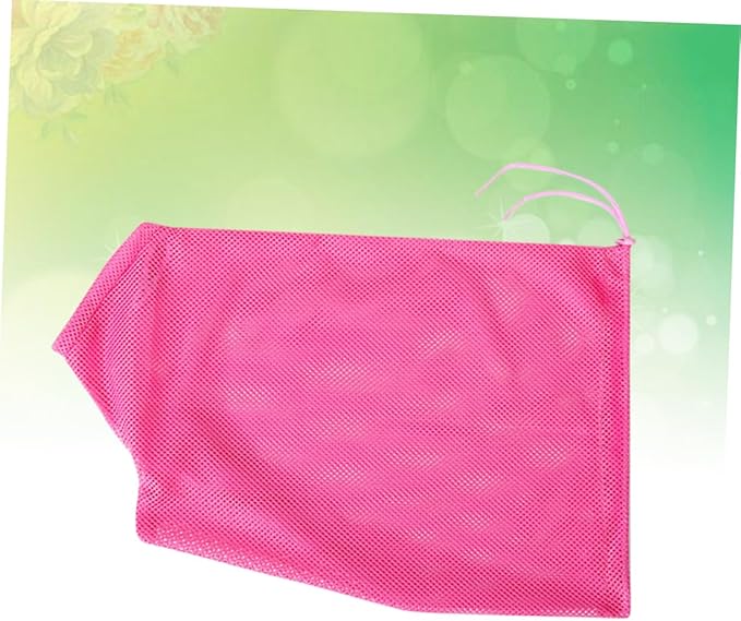 Multi-Function Cat Grooming Bag Pink Mesh Pet Supplies for Bathing Nail Trimming and Medication Administration for Cats and Kittens