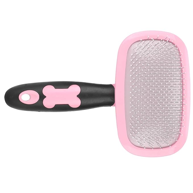 ZJchao Cat Hair Brush, 360 Degree Rotation Deshedding Brush Cat Brushes For Indoor Dog Dog Hair Removal Comb Pet Grooming Tool For Pets with Long or Short (With a)