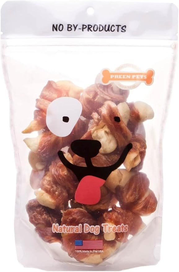 Preen Pets Chicken & Apple Twist Dog Treats (8oz)