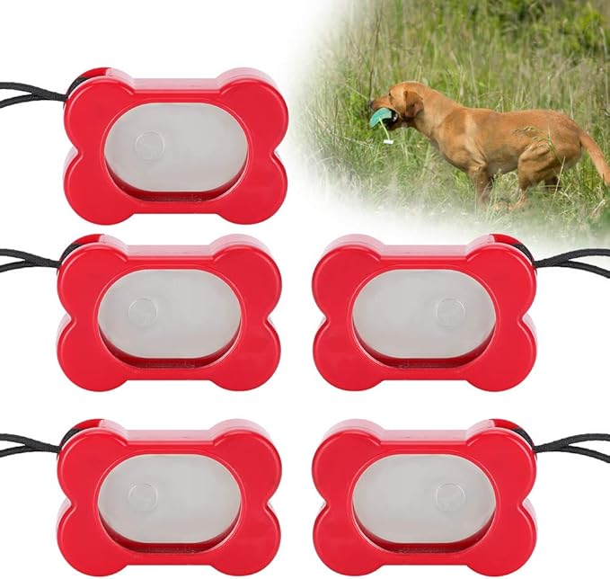 Pet Training Clicker, Adjustable Three Gears, Compact Lightweight, 5PCS for Dogs - Durable ABS Material, Convenient Carrying, Effective Dog Training Supplies