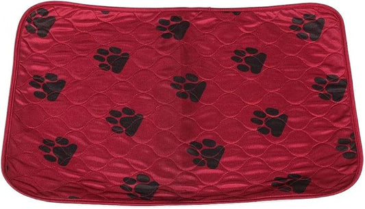 Reusable Dog Pee Pad, Absorbent Pet Urine Mat for Dogs and Cats, 4 - Layer Machine Washable Mat with Barrier for Hard Floors, Print Design in (40 * 60cm)
