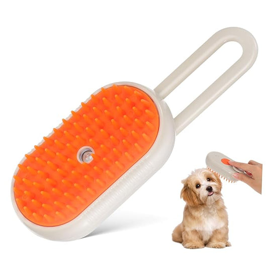 Mikikit Cat Grooming Brush Pet Hair Remover Comb for Dogs Cats Portable Massager Brush