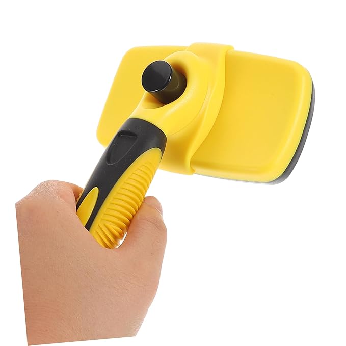 YARNOW Cat Grooming Brush Self-cleaning Deshedding Tool for Dogs Cats Portable Pet Cleaning Brush Non- Handle for Daily Grooming Reducing Shedding