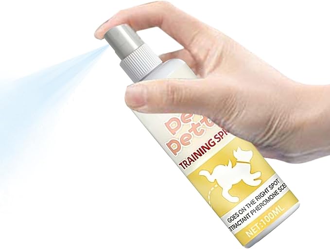 Dog Training Spray – 100ml Fast Action Supplies for Pets, Training Spray for Dogs that Urinate and Defeque | Indoor Home Apartment Patio Garden Lawn Bathroom