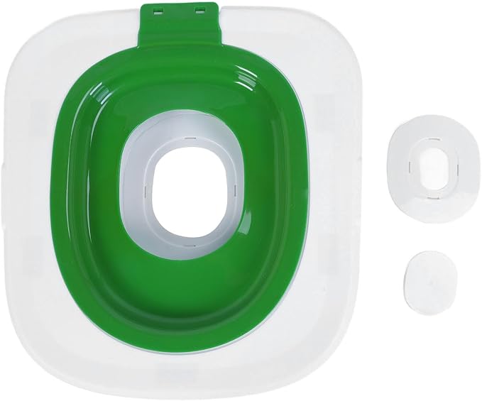 Cat Toilet Training Kit, Detachable Design for Easy Cleaning Reusable Removable Pet Toilet Trainer Seat Universal Reusable Environmentally Friendly Cat Toilets Trainer for Pet (Green)