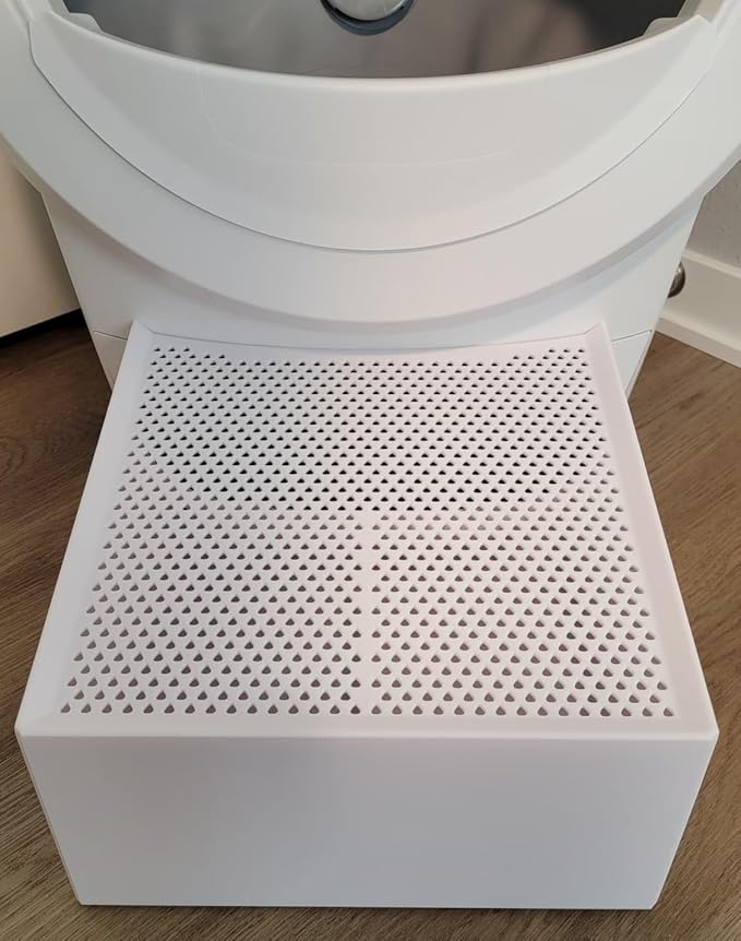 Litter Platform for Litter-Robot 4, 5, 5, Pro, EVO | Your Ultimate Tracking Solution! (White)