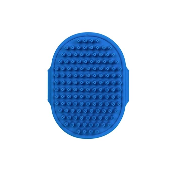 Pet Shampoo Bath Brush - | Soft Rubber Grooming Gloves for Deshedding and Soothing Massage | Adjustable Handle Pet Washing Brush Fõr Cats and Dogs | Professional Bathing Supplies for Long Short Hair