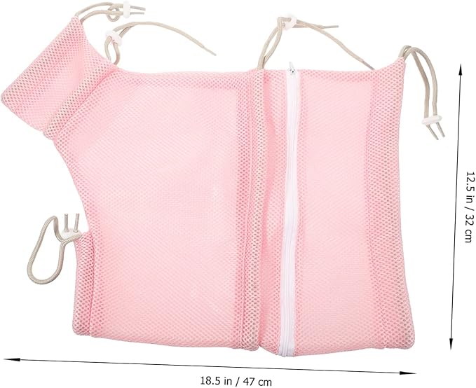 BESPORTBLE Cat Bathing Bag Adjustable Breathable Mesh Cat Grooming Bag for Nail Trimming Easy to Use and Lightweight and Kittens