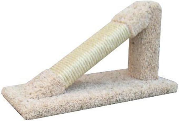 New Cat Condos Premier Tilted Scratching Post, Beige