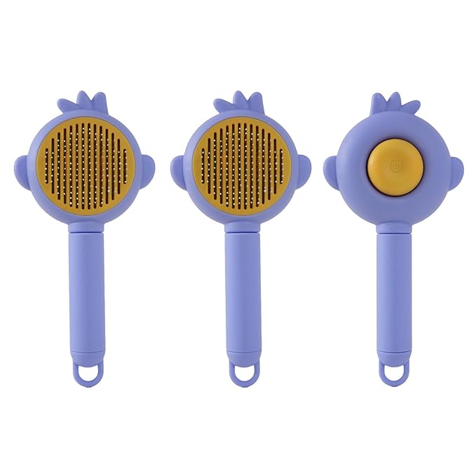 Lovely Shape Pet Comb Deshedding Brush with Easy Function Pet Grooming Accessory Hair Tool Deshedding Brush for Dog Cats