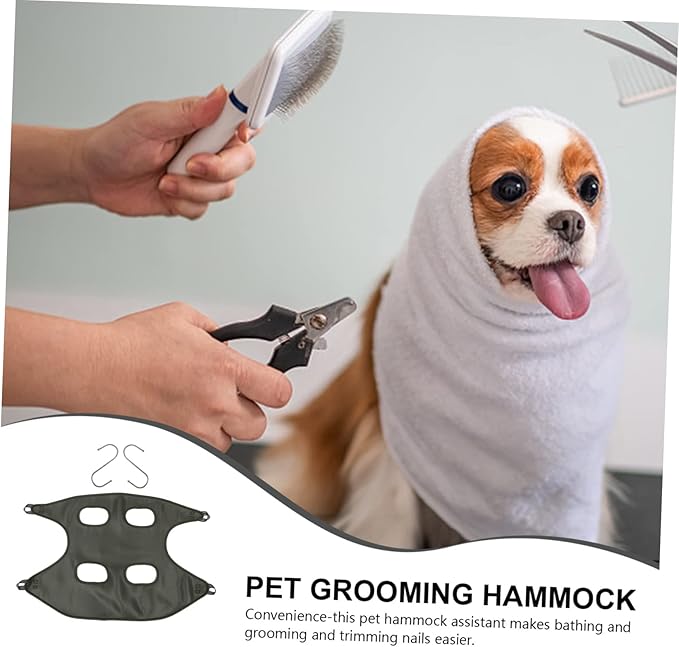 Pet Grooming Hammock Cat Grooming Helper Pet Nail Trimming Hammock for Salon
