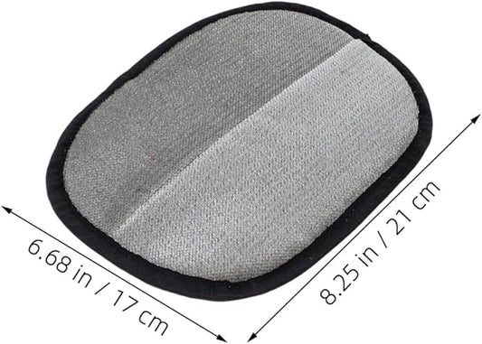 Hemoton 4pcs Double-Sided Pet Grooming Gloves for Hair Removal, Large Size Deshedding Mitts for Cats and Dogs, Reusable Bathing and Fur Removal Tool for Pet Hair Control