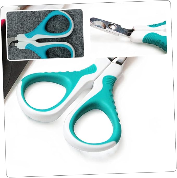 BESPORTBLE Stainless Steel Dog Nail Trimmer and Cat Nail Clipper Ergonomic Design for Safe Smooth Grooming Lightweight Portable Pet Grooming Tool Sky-