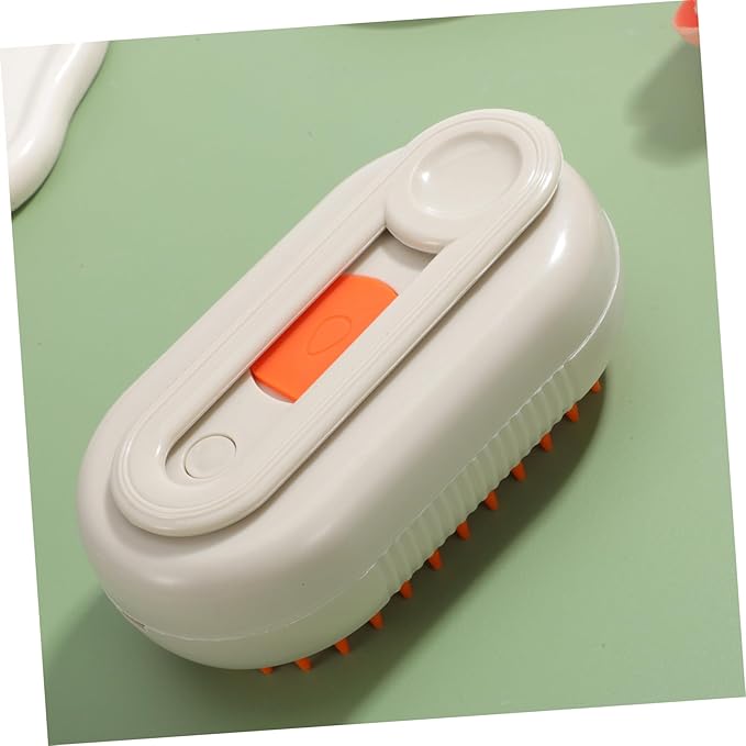BESPORTBLE Pet Grooming Steam Brush for Cats Dogs Portable Shedding Control Misting Bath Brush for Indoor Cats Lightweight Deshedding Tool with Massaging Feature