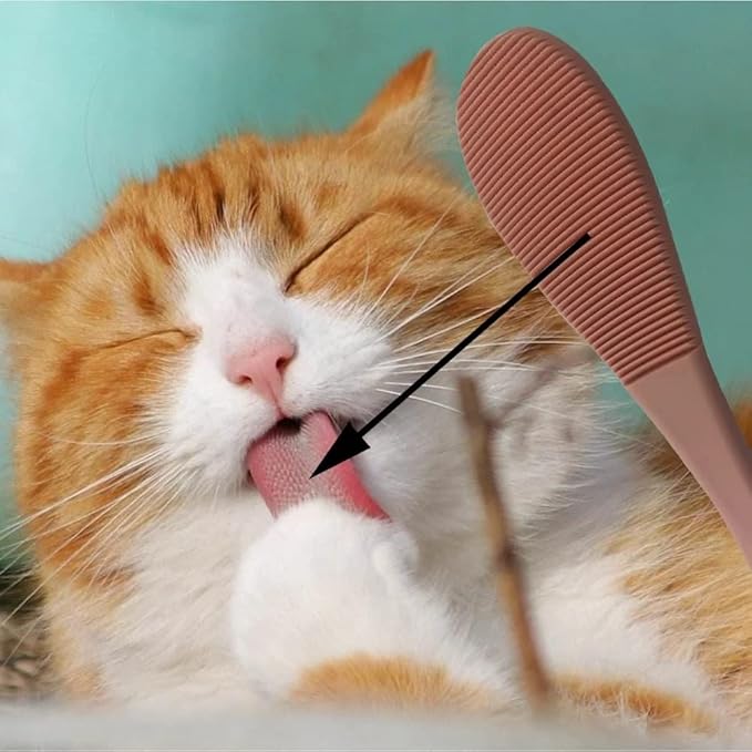 Pet Brush Cat Tongue Massage Comb, Removing Loose Comb Pet Dog Grooming Shedding Cat Massages Supplies for Shedding Hair Removes Knots Pet Brushes(Blue)