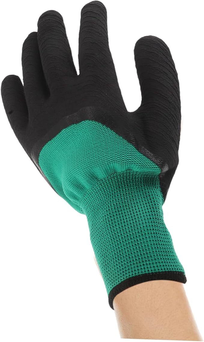 Mipcase 2 Pairs Pet Gloves Multipurpose Grooming Gloves Pet Handling Gloves Animal Grabbing Gloves Cat Grooming Protection Gloves for Wild Animals Animal Gloves Cloth Black