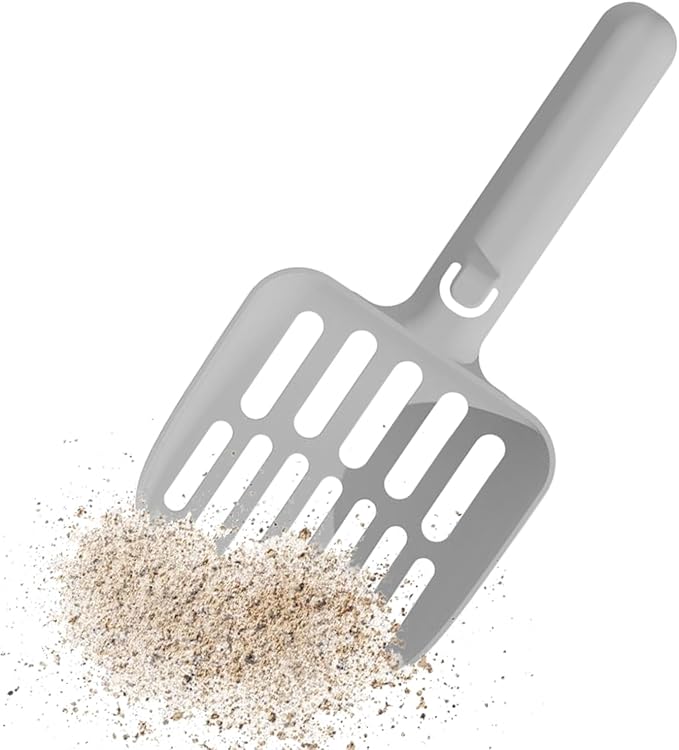 Litter Scoop - Cat Poop Scooper, Durable Cat Poop Scoop | Non-Stick Litter Shovel, Cat Litter Training Tool for Effortless Cleanup and Waste Removal in Litter Box or Toilet Area