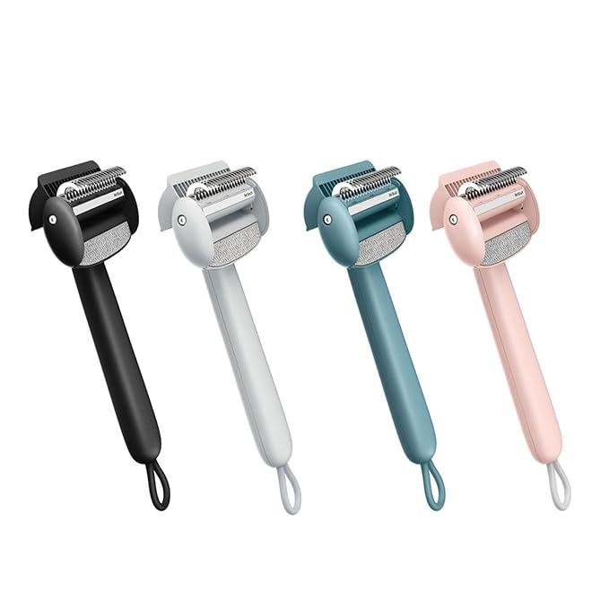 Canine Cats Grooming Brush Safely Remove Tangles Shedding Hair Remover Soft Rounded Edges Long Short Coat Care PET Shedding Comb