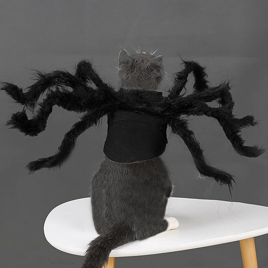Pet Costume Dark Funny Spiders Animal Cosplay Dress Accessories Halloween Supplies Cosplay Furry Costume